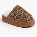 Ladies Mabel Sheepskin Platform Mule Slipper Chestnut Animal Extra Image 2 Preview